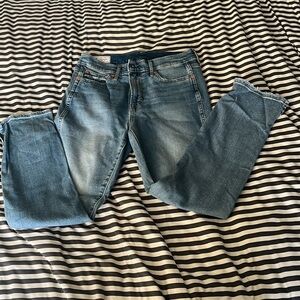 $10 denim! Gap Vintage Mid Rise, split hem